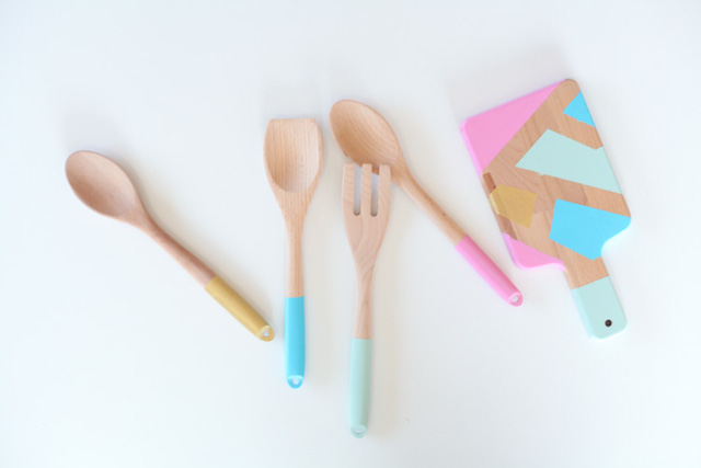 DIY Painted Utensils from Run to Radiance