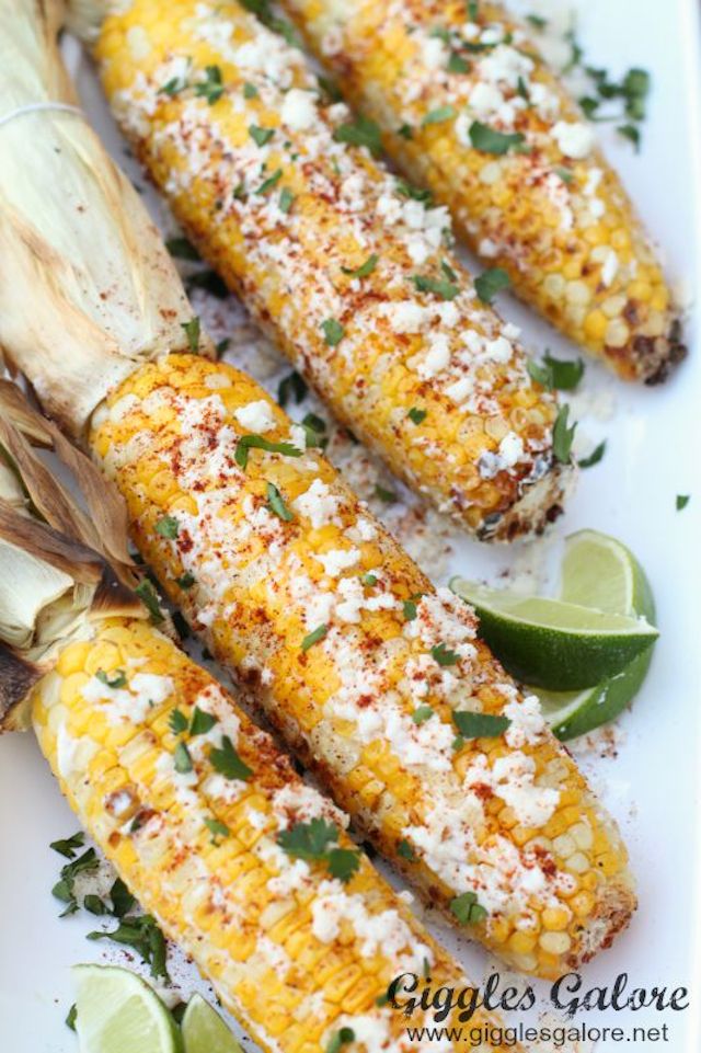 Grilled Mexican Street Corn from Giggles Galore